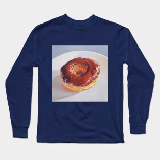 Chocolate Dip Donut painting (#3) Long Sleeve T-Shirt